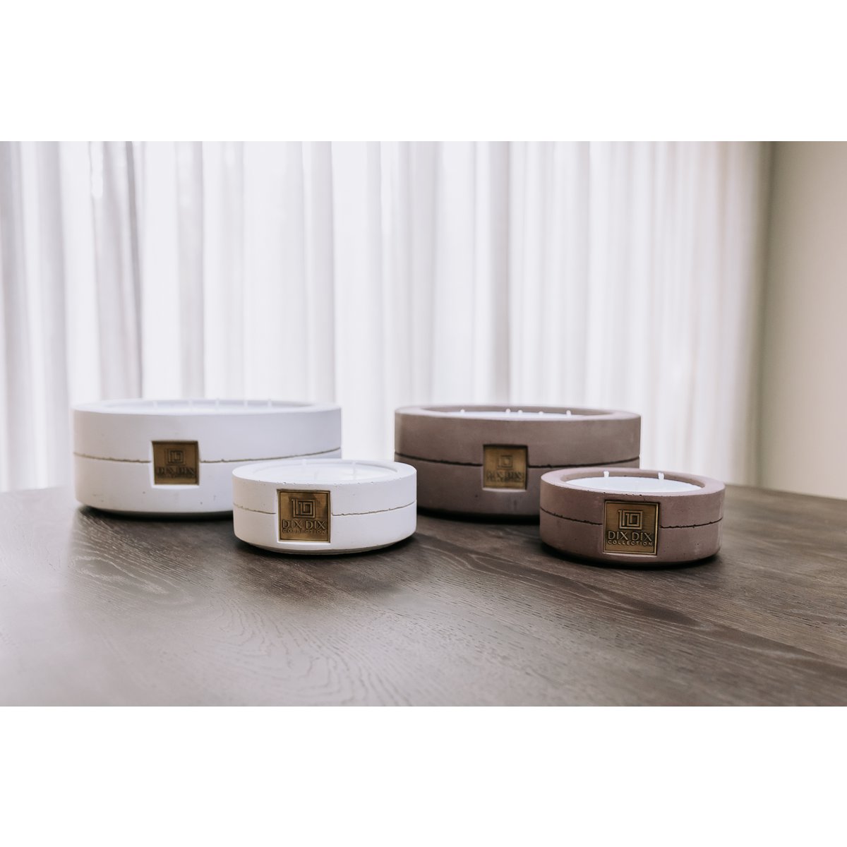 DIX DIX Collection – Luxuriöse Duftkerzen aus Beton · OMBRE & PURE · Handgegossen in den Niederlanden
