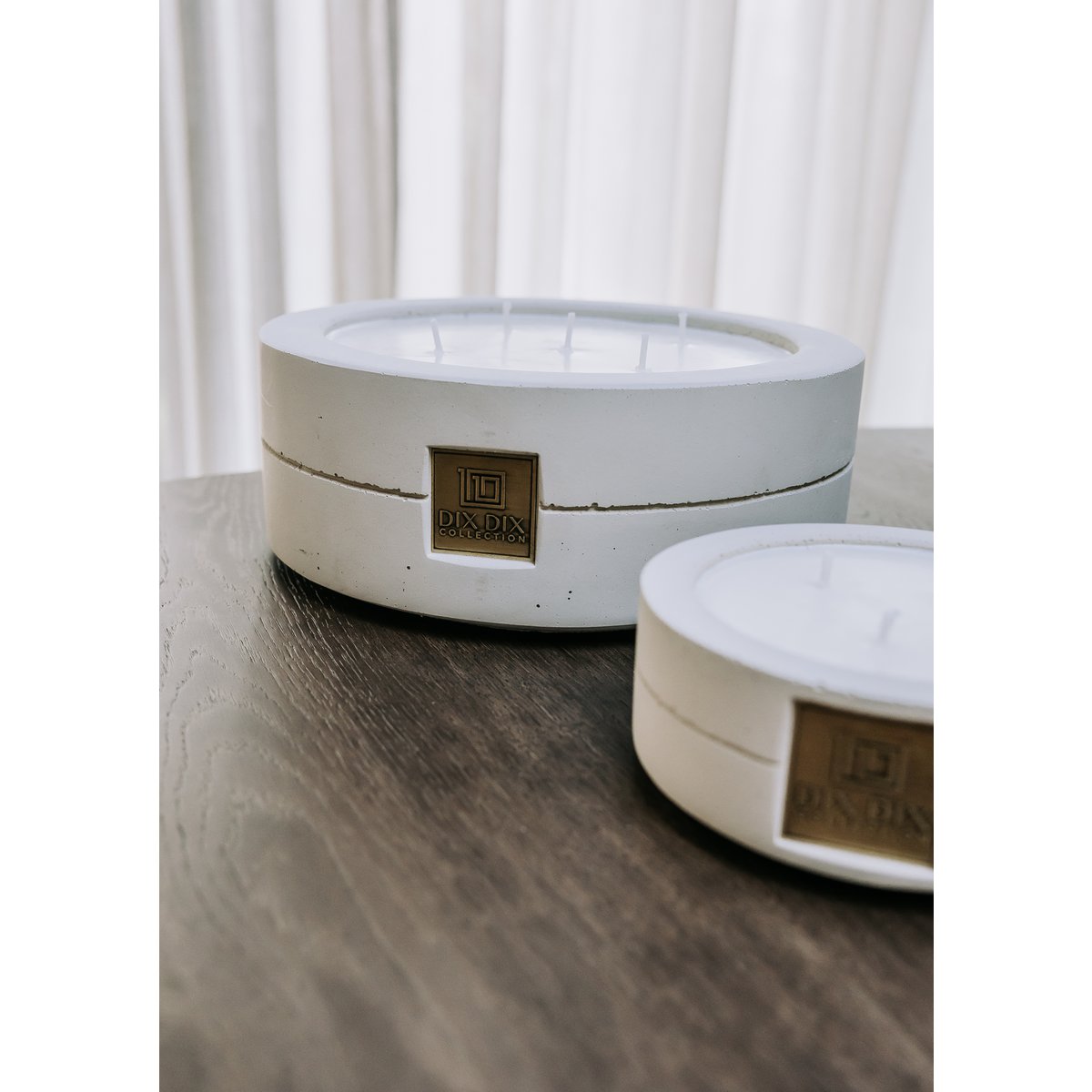 DIX DIX Collection – Luxuriöse Duftkerzen aus Beton · OMBRE & PURE · Handgegossen in den Niederlanden