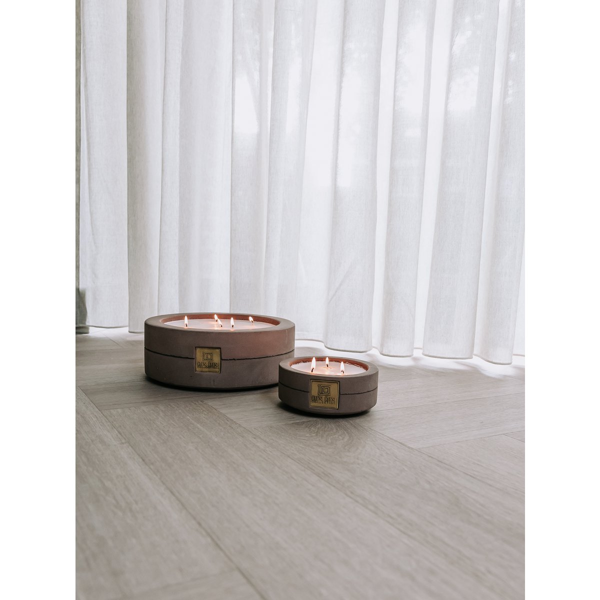 DIX DIX Collection – Luxuriöse Duftkerzen aus Beton · OMBRE & PURE · Handgegossen in den Niederlanden