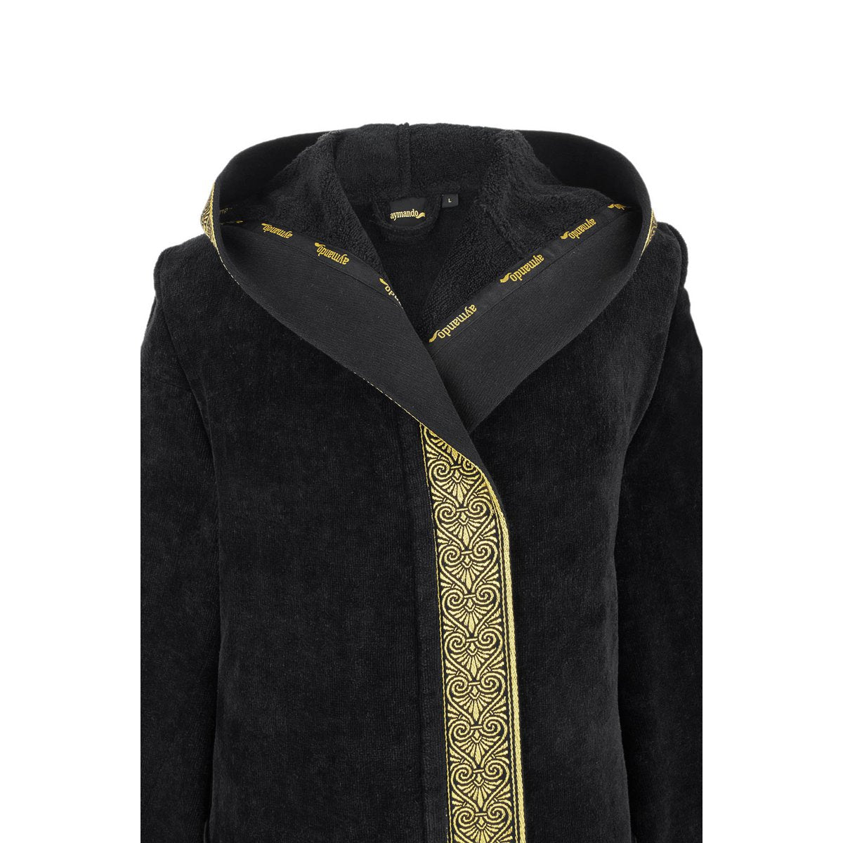 Luxus Bademantel mit Kapuze aus 100 % Baumwolle - Clamora