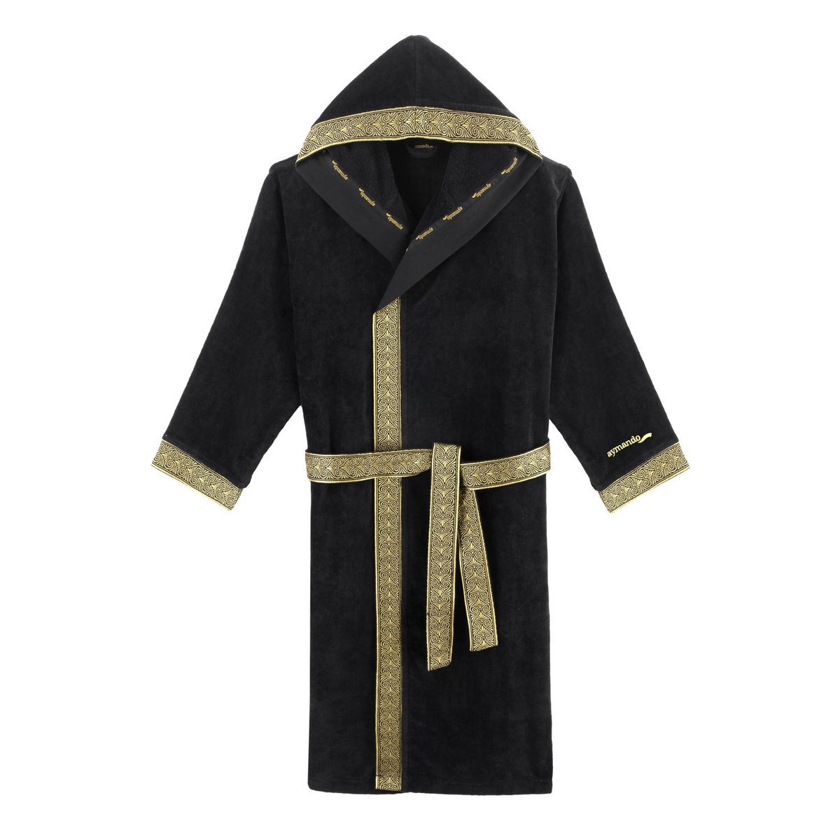 Luxus Bademantel mit Kapuze aus 100 % Baumwolle - Clamora