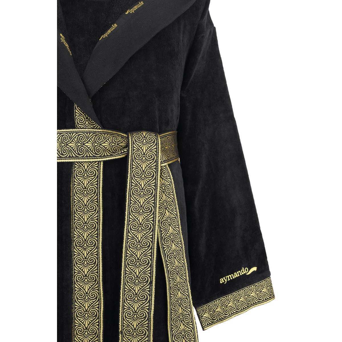 Luxus Bademantel mit Kapuze aus 100 % Baumwolle - Clamora